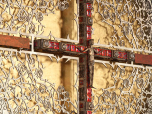 Altarrückwand Detail